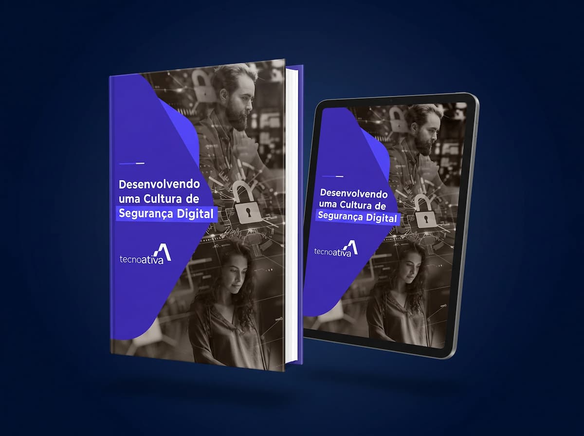 Mockup do e-book Desenvolvendo uma Cultura de Segurança Digital